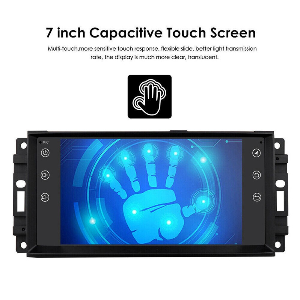 For 2008-2011 Dodge Dakota In Dash Radio Rotated Android 15 Stereo CarPlay GPS