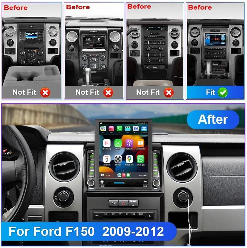 9.7″ Apple CarPlay for Ford F-150/F150 2009-2012 Stereo 2+32GB GPS Radio Navi BT
