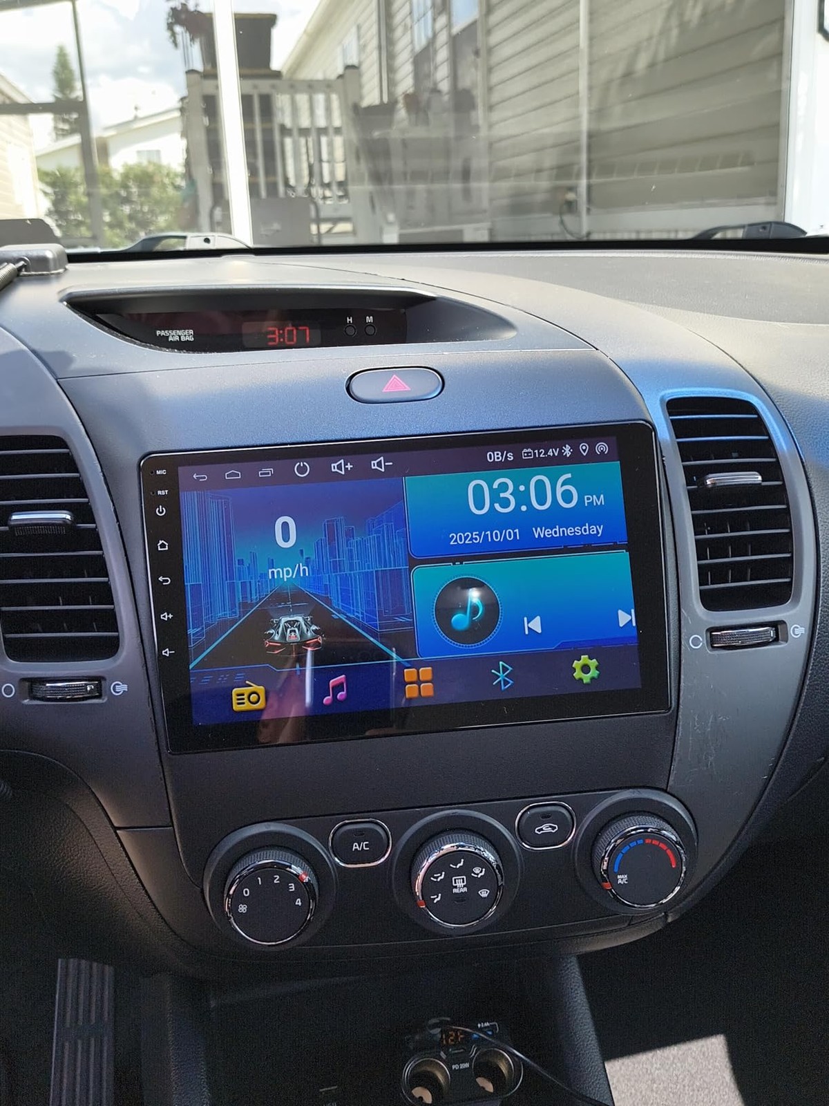 Carplay Android Auto Car Head Unit 9inch Screen 2+64G Fit For 2013-2018 Kia K3