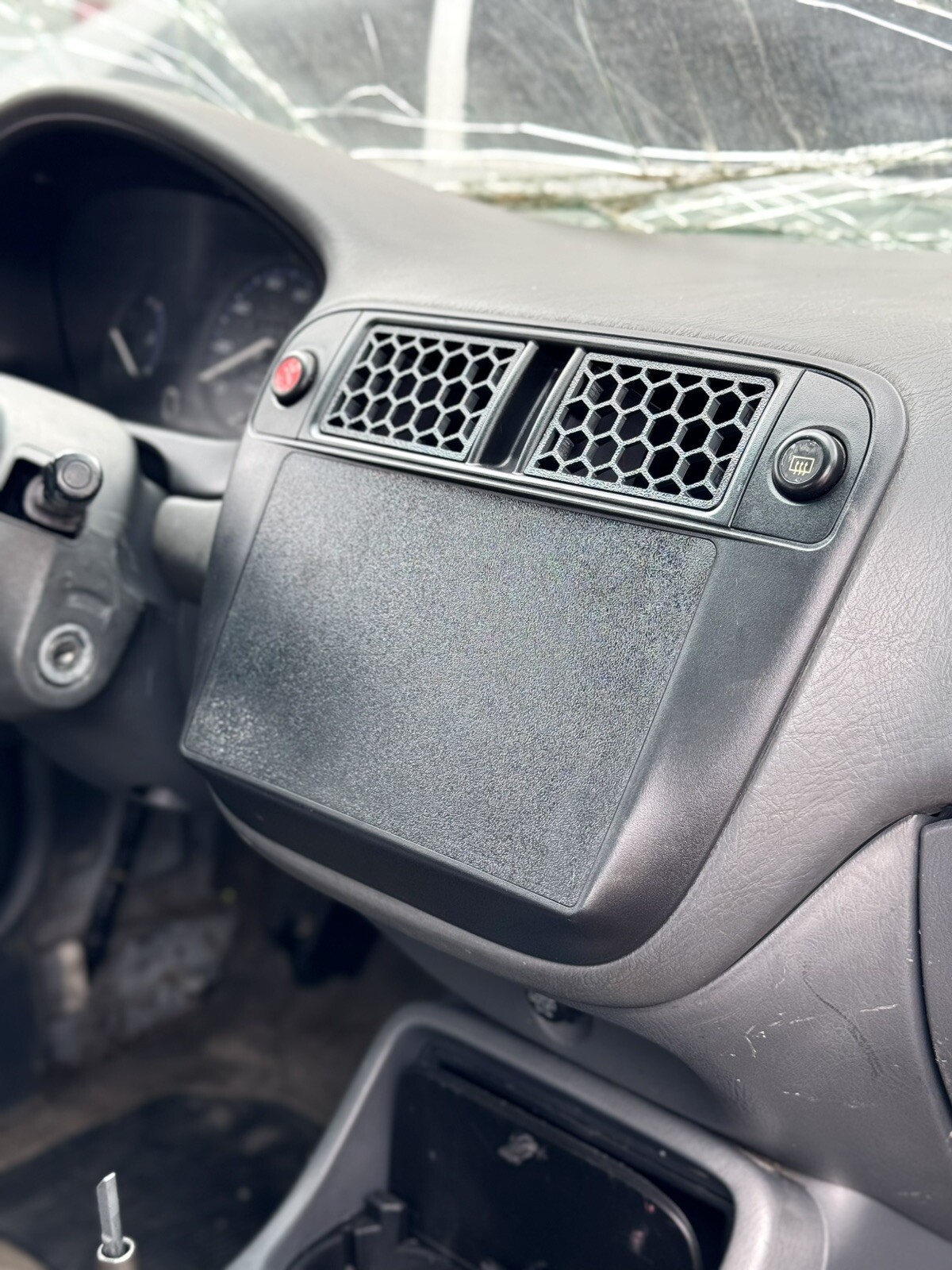 9 Inch Android Stereo DELETE PLATE Radio Block Off Civic TEXTURED