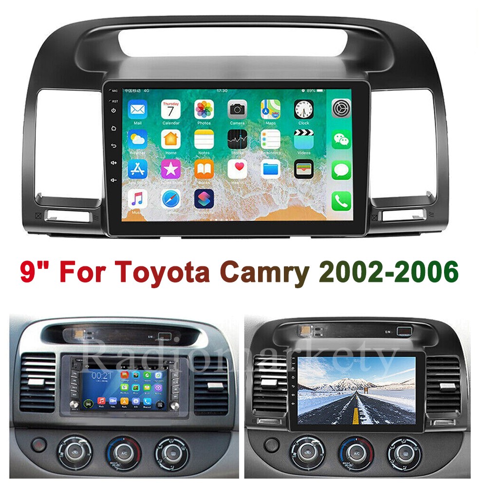 Support JBL FM Carplay Android Car Radio Stereo Media For 2002-2006 Toyota Camry