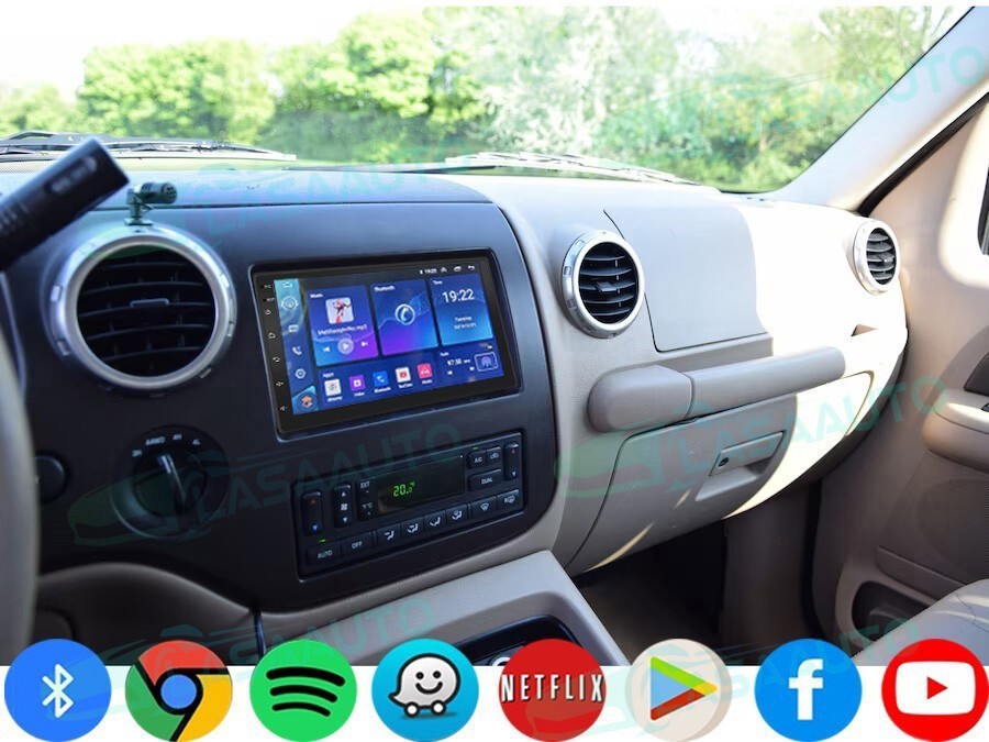 For 2003 2004 2005 2006 Ford Expedition Android 14 CarPlay Car Stereo Radio GPS