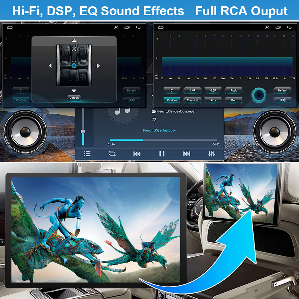 Android Car Radio Stereo Carplay GPS for Land Rover Range Rover Defender 2018-24