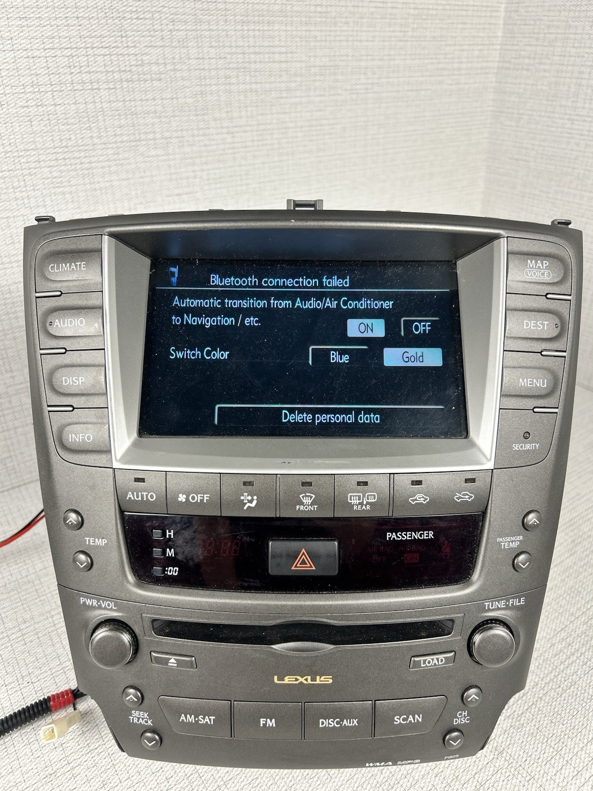 READ!!!06 – 09 LEXUS IS250 IS350 NAVI RADIO GPS STEREO UNIT SCREEN 86111-53050