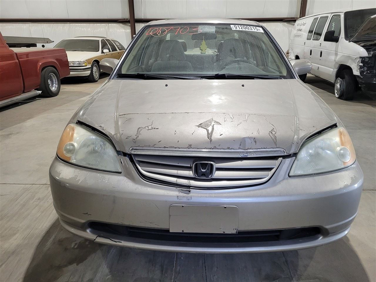 Radio Player Radio Am-fm-cd Sedan Black Face Plate Fits 02-03 CIVIC 1152080