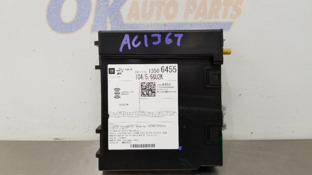 15 GMC SIERRA 1500 RADIO AUDIO RECEIVER 13506455