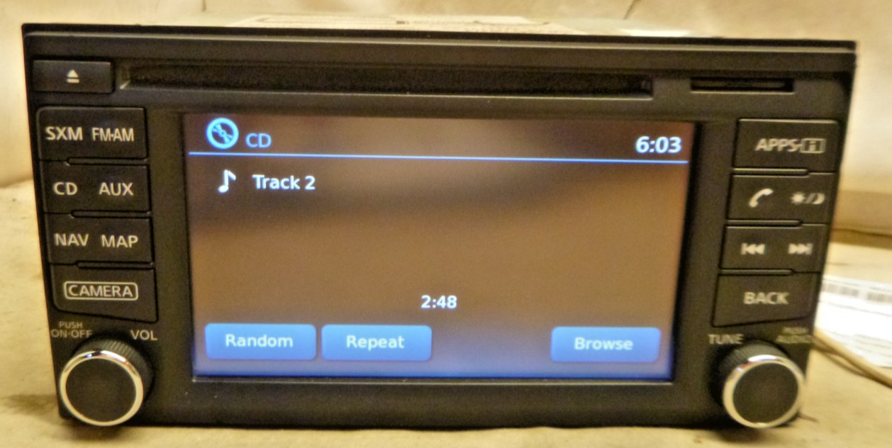16 17 18 19 Nissan Sentra Radio Cd Gps Navigation & Card 259154AF0C SBA19