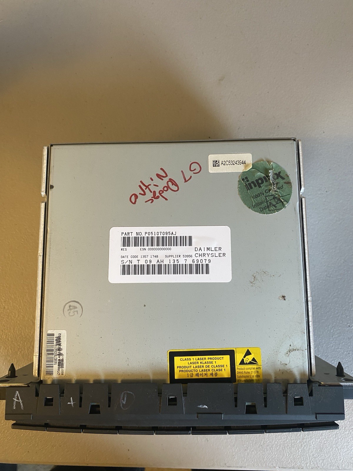 07 Dodge Nitro Radio P05107095AJ