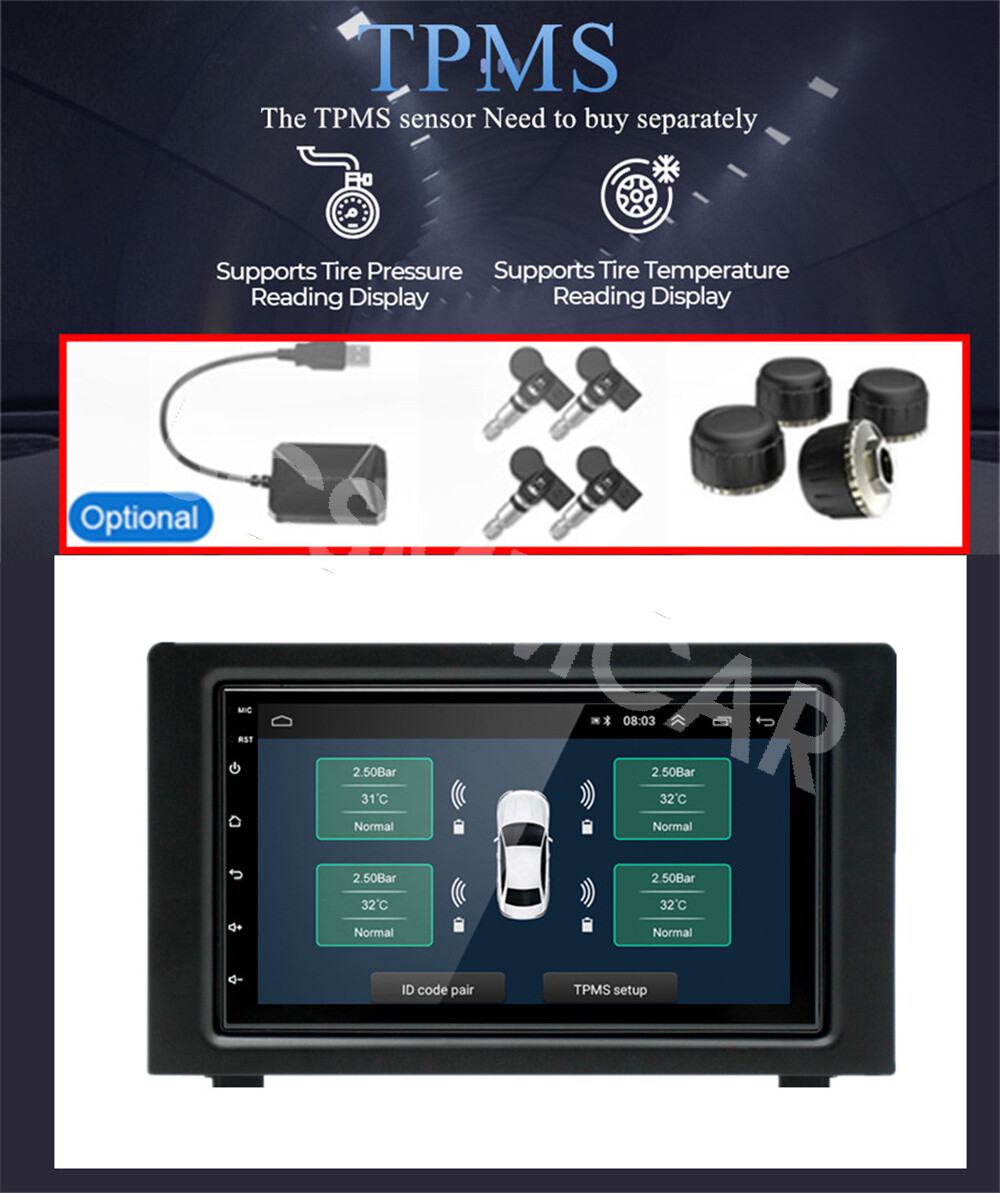 Double 2Din Car GPS Navigation Stereo DAB+ FM/RDS Fit For SaaB 9-3 2007-2011