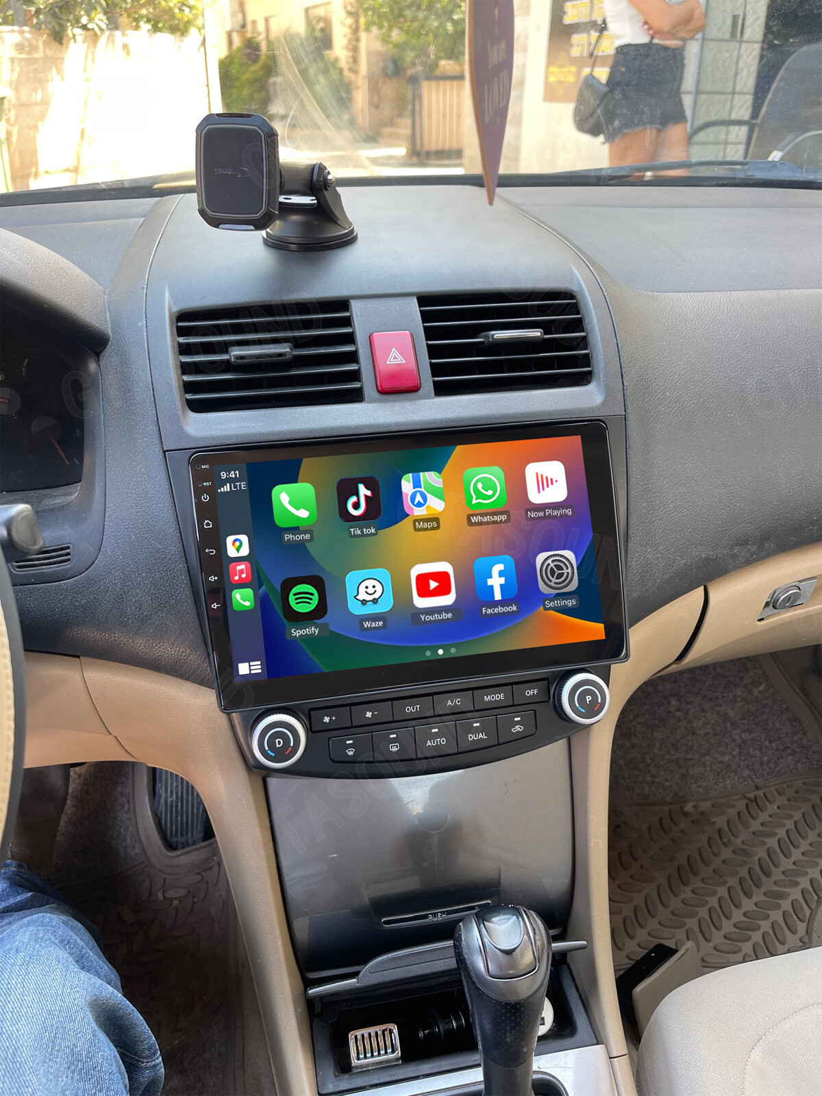 2+64G For Honda Accord 2003-07 with CarPlay Android Auto Stereo GPS Sat Nav +CAM