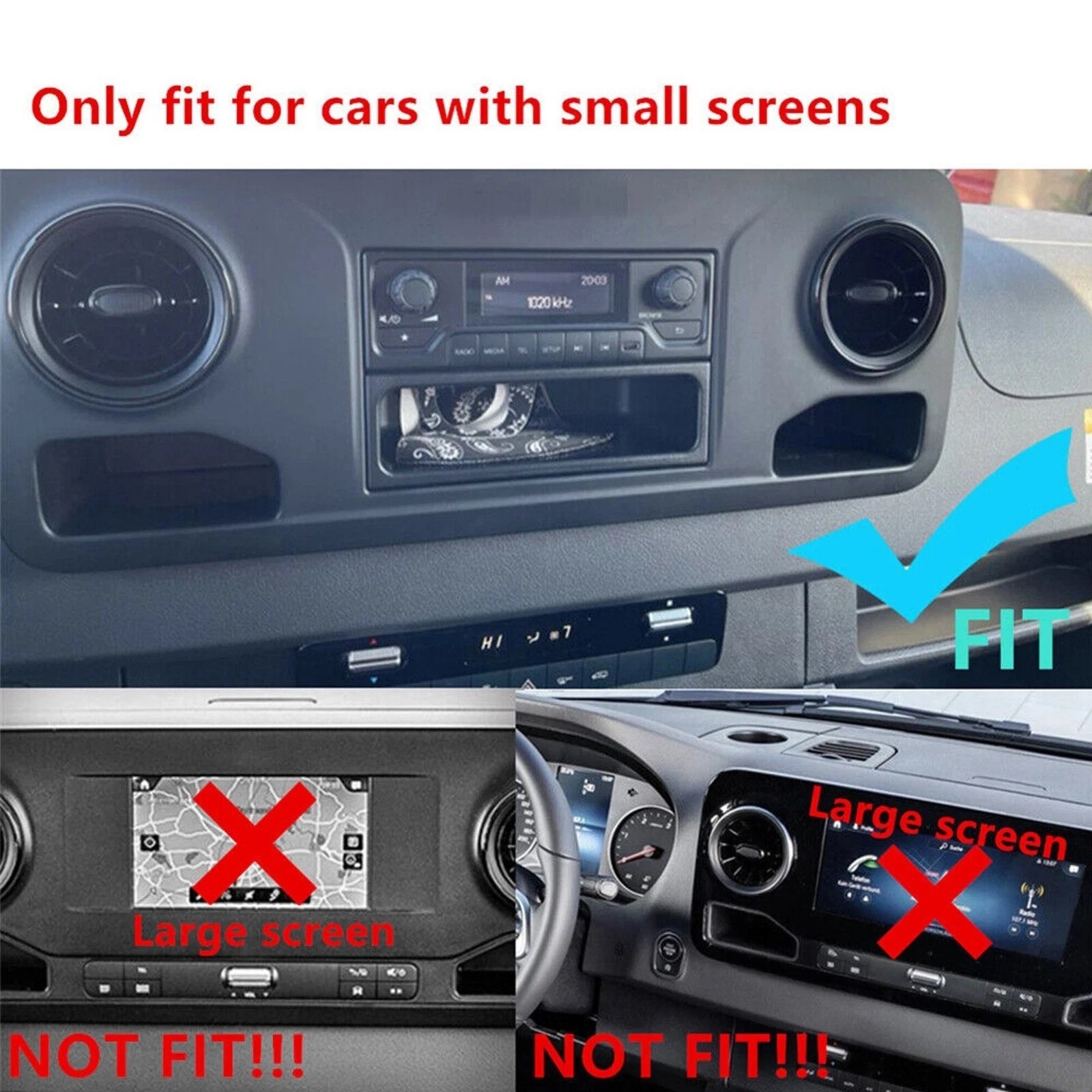 10.1″ For Mercedes Benz Sprinter 2018-22 Carplay Android 15 Car Stereo Radio GPS