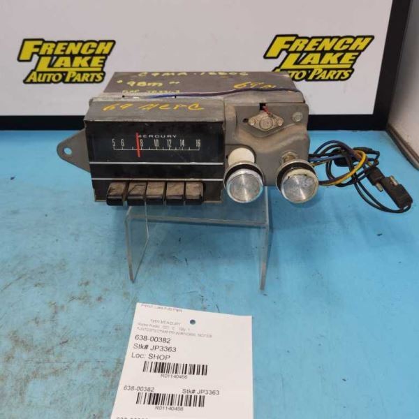 AM RADIO “UNTESTED” Fits 1969 MERCURY 1140456