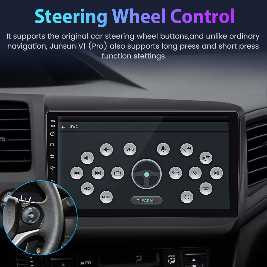 For Honda Civic 2012-2013 6+128G 8Core Android12 Car Radio GPS NAVI WIFI Carplay