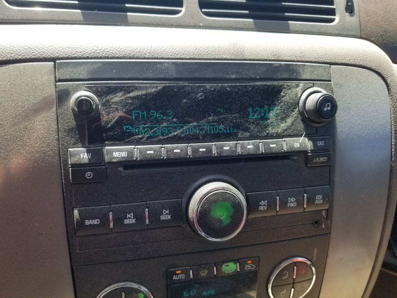 12 2012 GMC SIERRA 1500 SLT RADIO AUDIO RECEIVER AMFM-STEREO-CD-MP3-USB 20932493