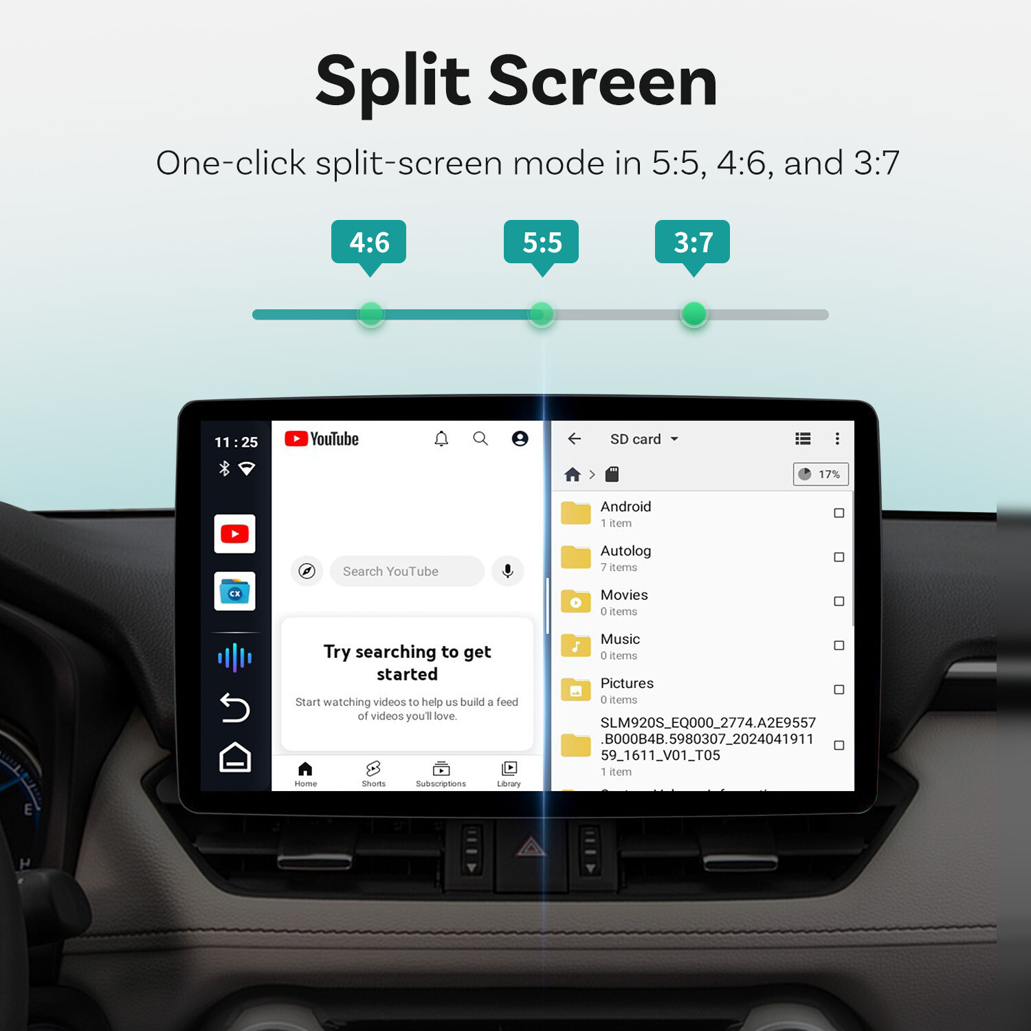 3in1 Ottocast EXP P3SE Android 12 AI Box Wireless CarPlay Adapter Youtube 4+64G
