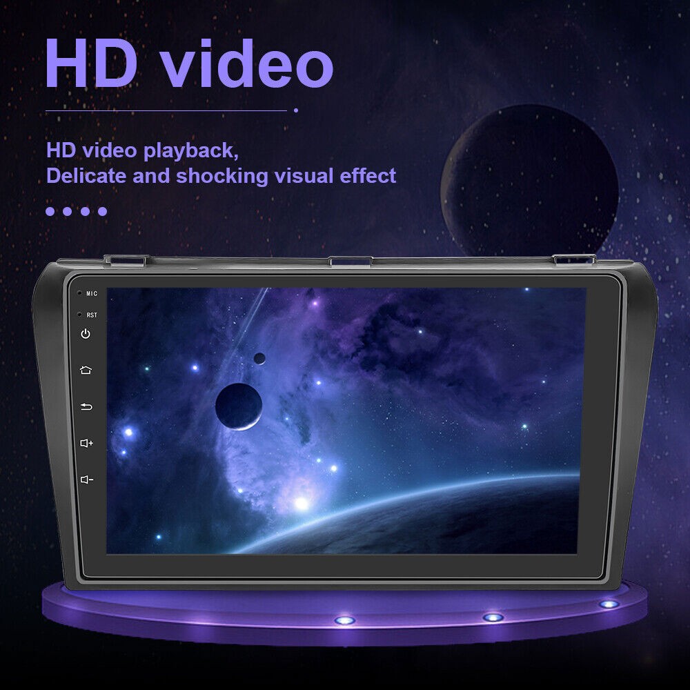For Mazda 3 2004-2009 Carplay Android 15 Car Stereo Radio GPS Navi WIFI FM RDS