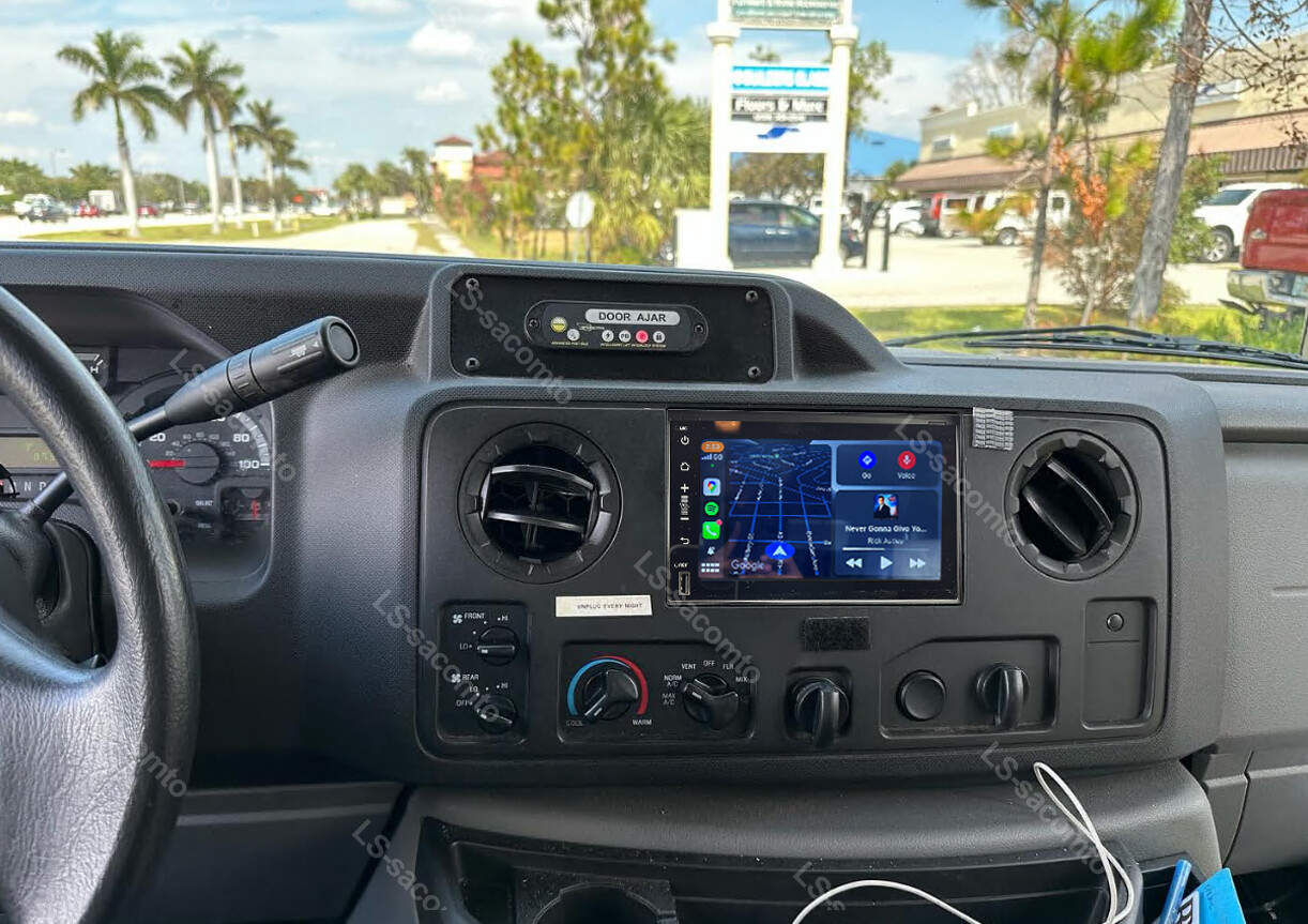 For 2009-2014 Ford E150 E250 E350 7″ Android 13 Carplay Car Stereo Radio GPS Nav