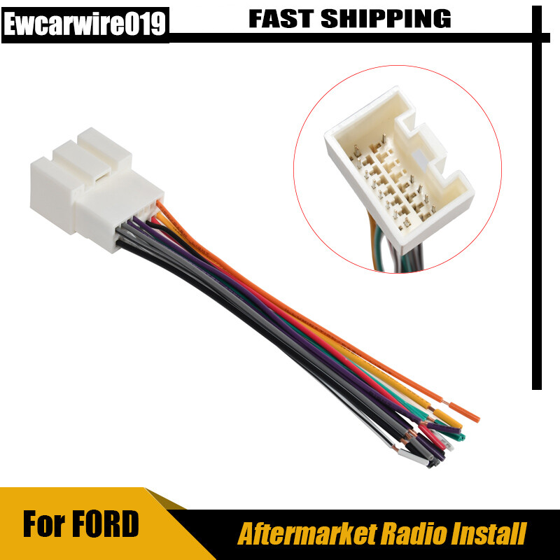 Stereo Radio Wire Harness Adapter For Select 1998-2011 Ford F150 Escape Explorer