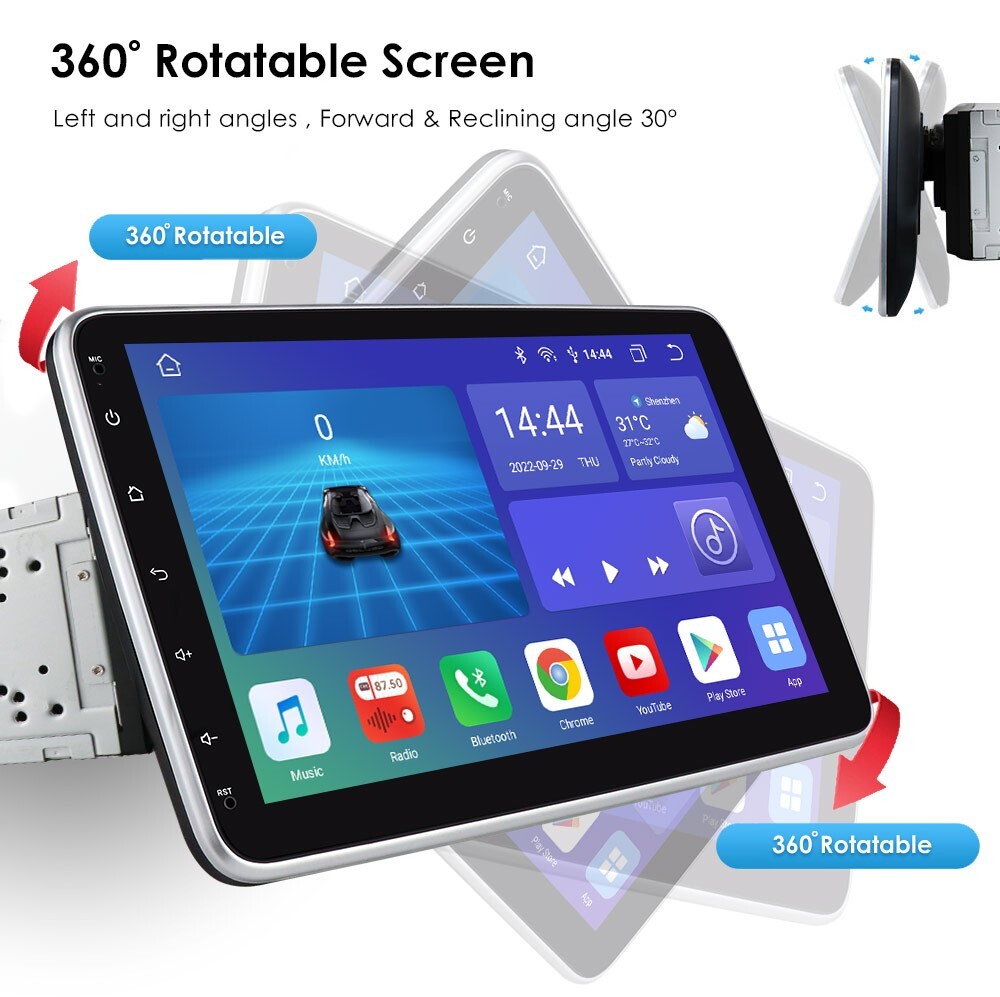 10.1″ Android 10 2 DIN Car Radio Player Stereo GPS Head unit 8+128GB Octa Core