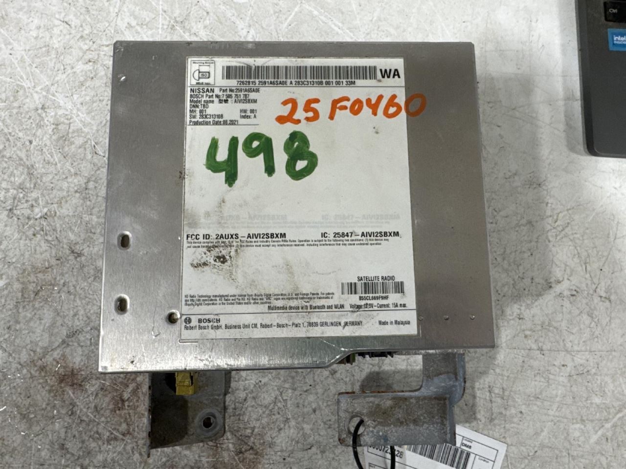 Audio Equipment Radio Receiver ID 25915-6SA2E Fits 22 INFINITI QX60 2113070