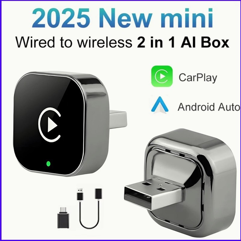 2026 USB Wireless CarPlay Adapter For iPhone Apple Wireless Dongle Plug ＆ Play