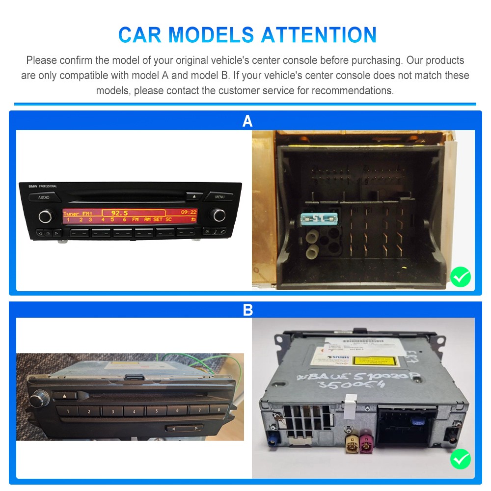 2+64GB For BMW 1 Series 128 i 135 i 9″ Android 15.0 Car Stereo Carplay GPS Radio