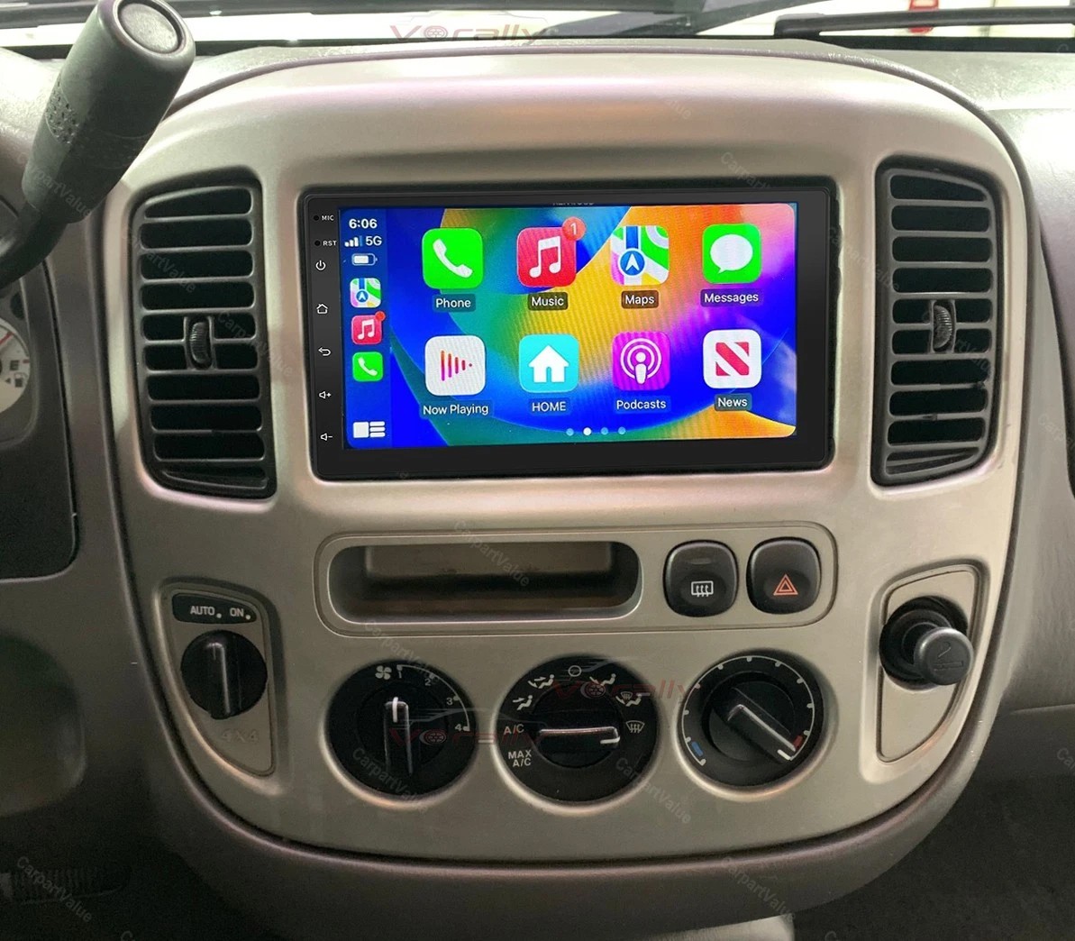 For 2001-2005 Ford Escape Apple Carplay Stereo Radio Android 15 Navi GPS Player