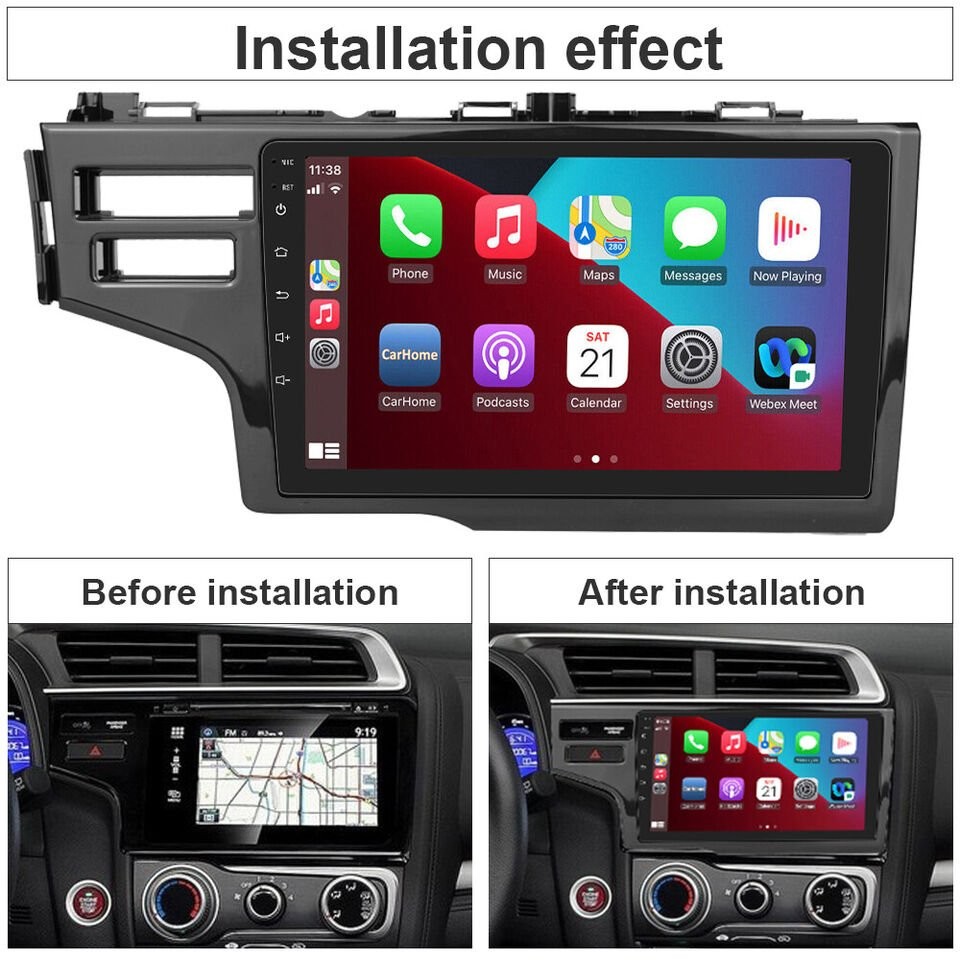 9 Inch Car Stereo Radio GPS Navi Player CarPlay for Honda 2014-2018 2+32GB New