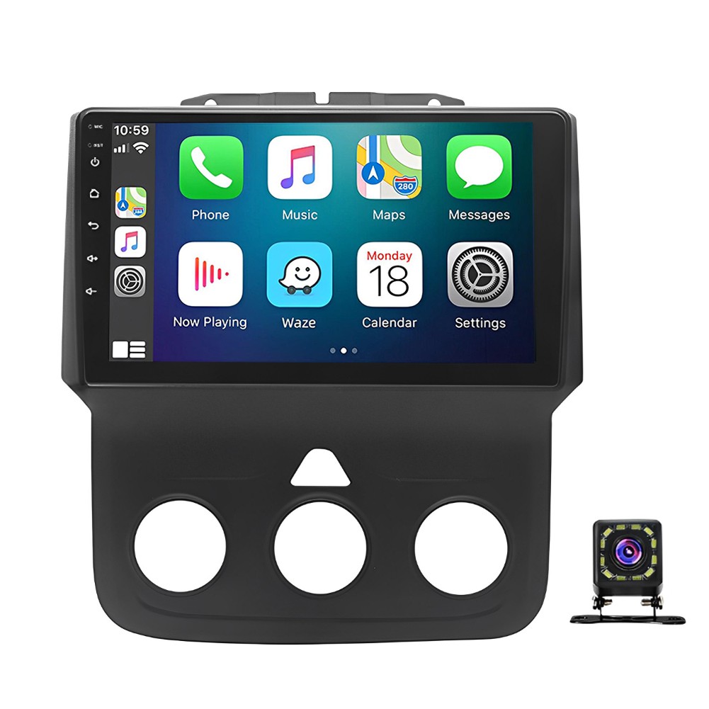Car Radio Stereo Fit For Carplay For 2013-18 Dodge Ram 1500 2500 3500 Android 13