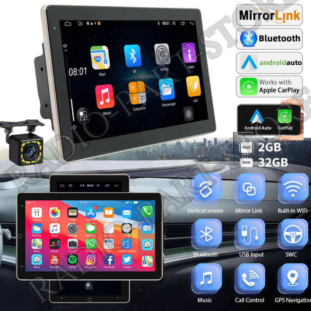 10.1”Android13 CarPlay Car Stereo Radio GPS Nav For 2013 2014 Ford F-150 Raptor