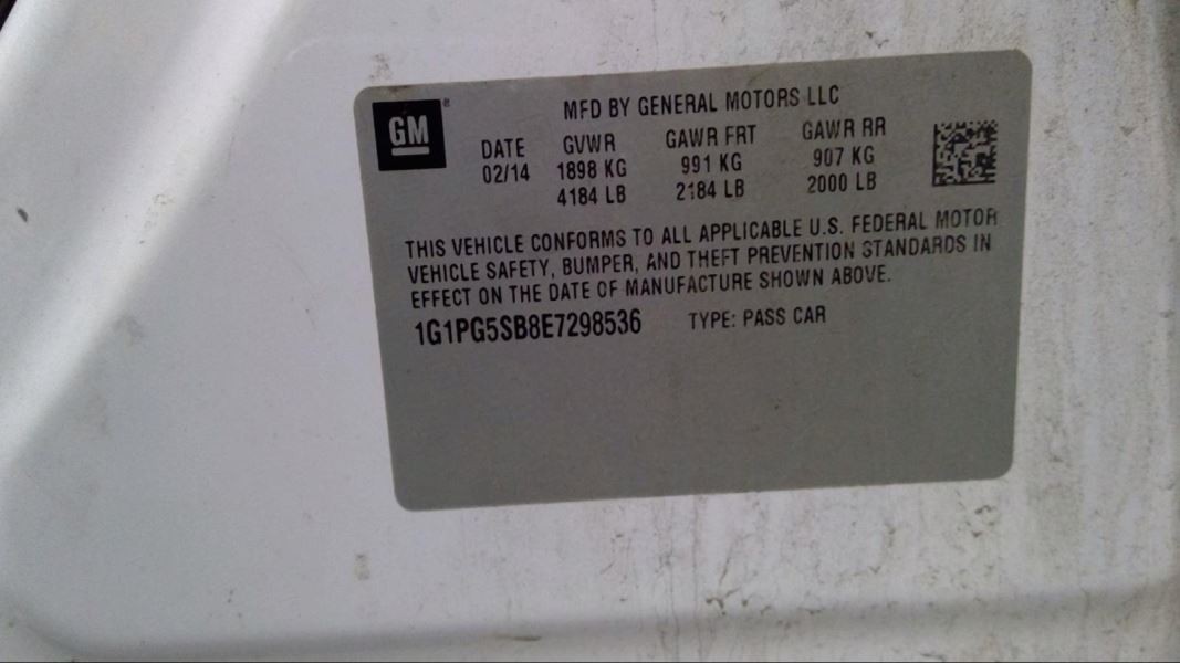 Audio Equipment Radio Receiver With Mylink UP9 Opt Ufu Fits 14 CRUZE 631709