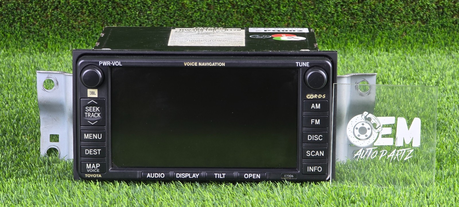 TOYOTA SIENNA 2004-2007 TUNDRA NAVIGATION RADIO DISPLAY 86120-0C160 E7006 Oem