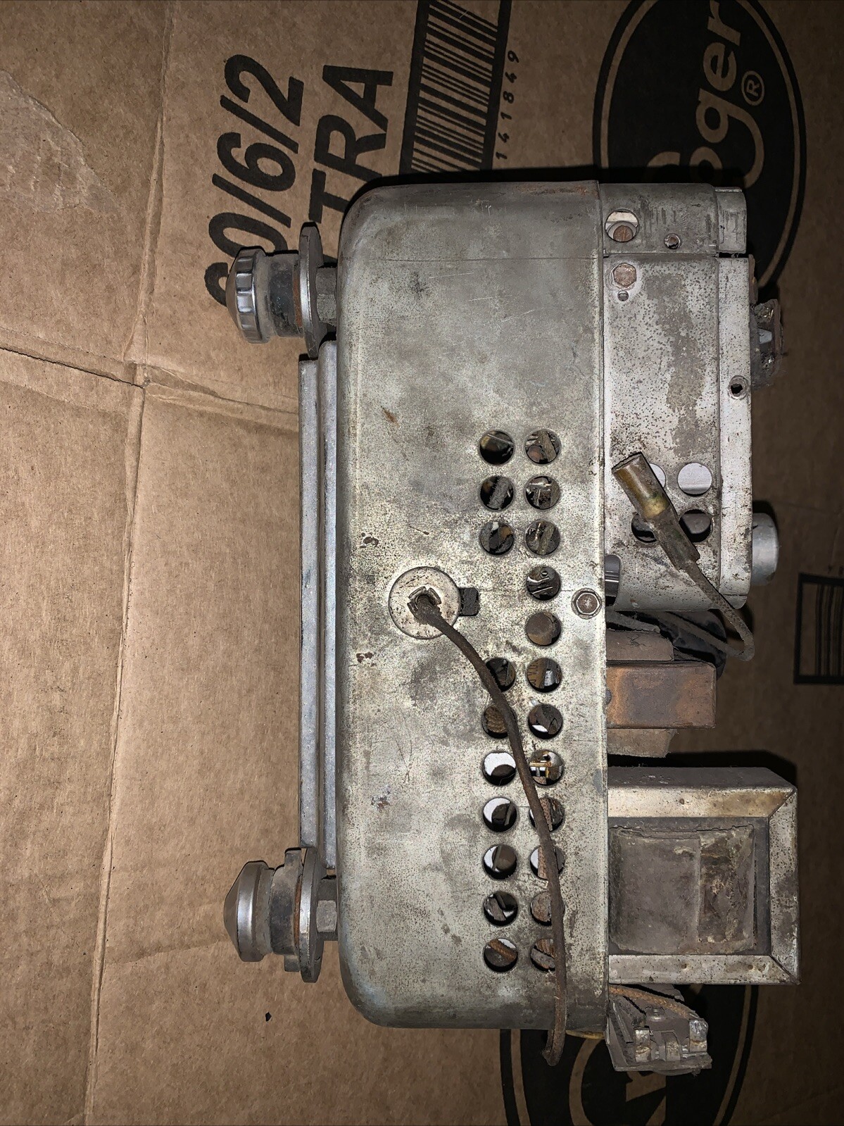 Chevrolet 1955-1956 AM Radio W/ Nice Face Chrome and Knobs in Unknown Condition