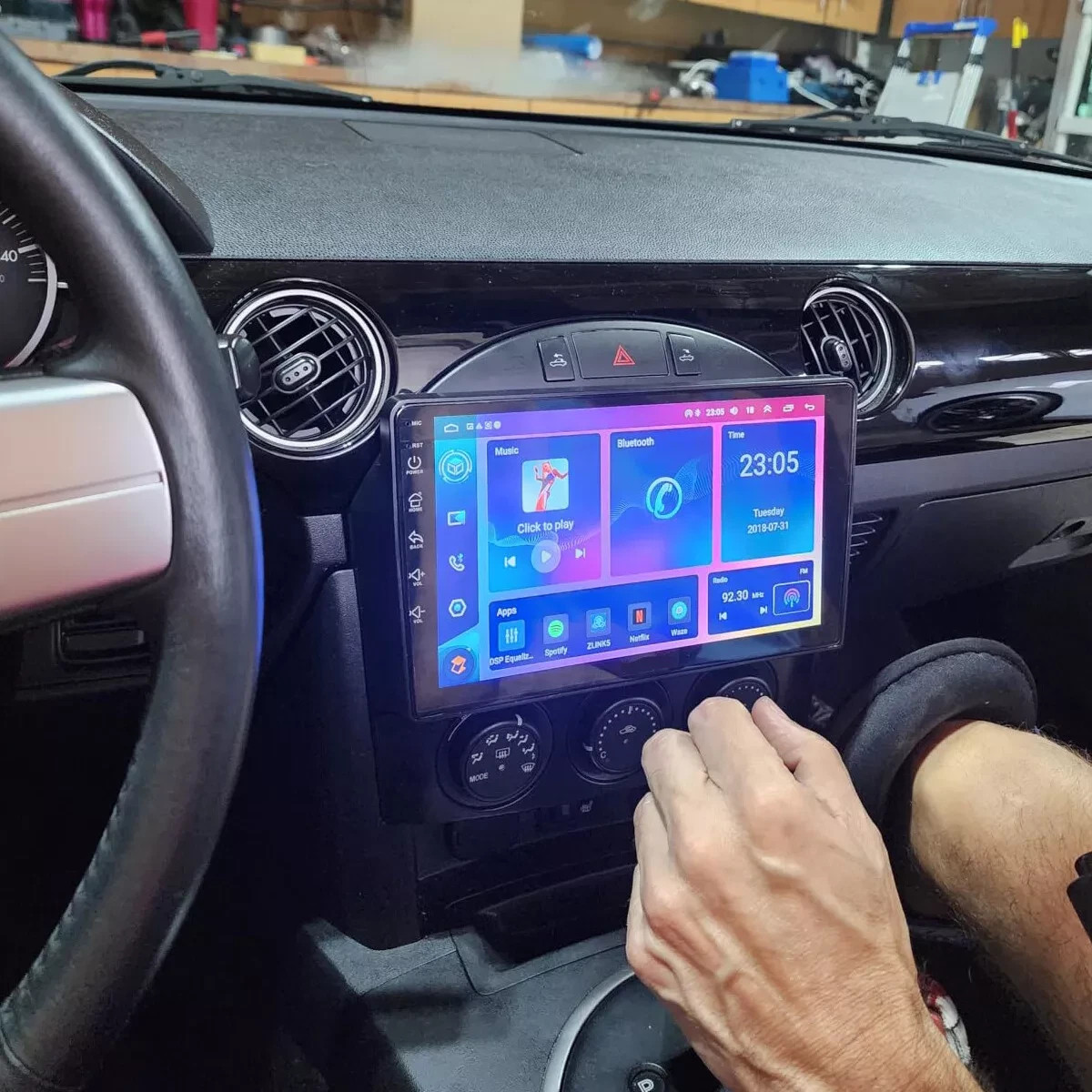 For Mazda MX-5 Miata 2005-2015 CarPlay GPS Navi Android 15 Car Stereo Radio Cam