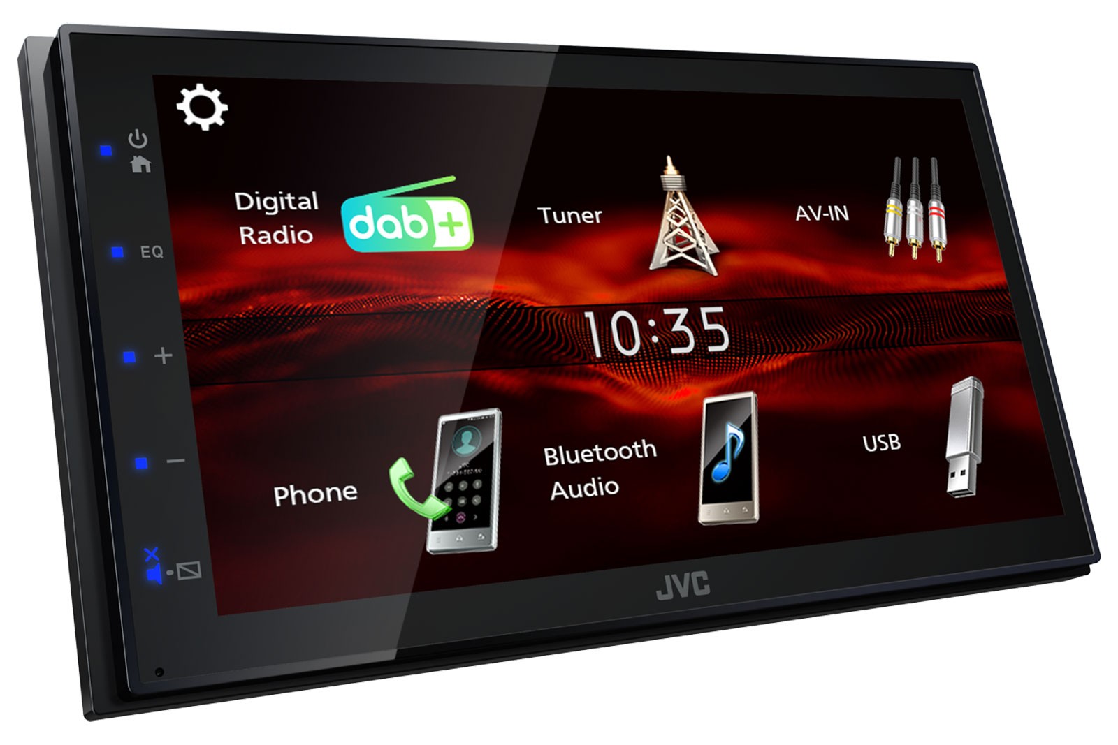 JVC KW-M180DBT Dual DIN MP3 Car Stereo Touchscreen DAB Bluetooth USB iPod
