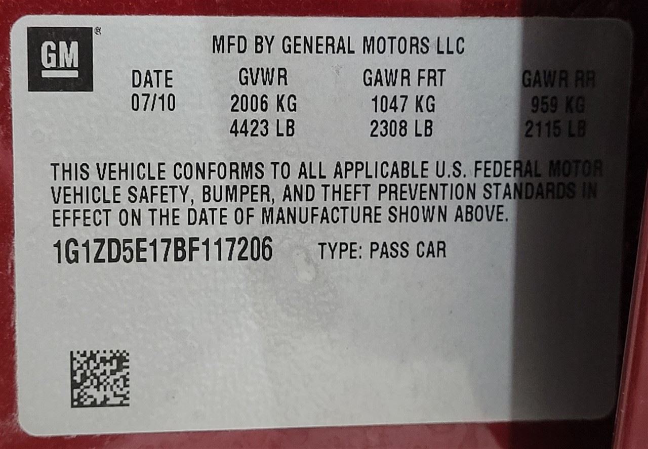 Player Receiver Radio AM-FM-stereo-CD-MP3-USB Opt Uui Fits 09-12 MALIBU 1157868