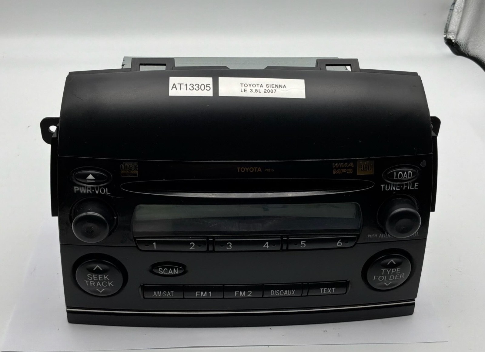 OEM 04-10 Toyota Sienna LE AM FM Radio Receiver CD WMA MP3 Single Disc Player