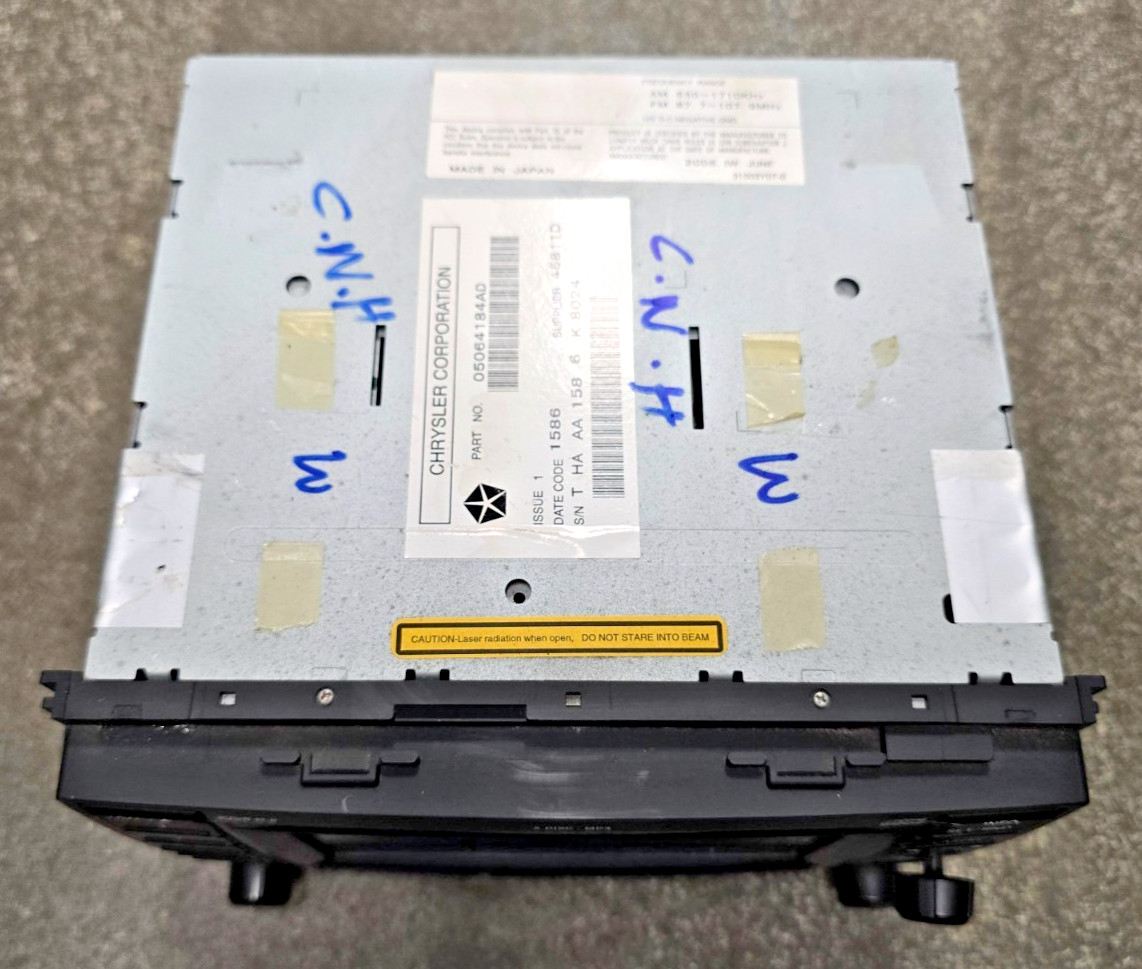 2005 2006 2007 JEEP Dodge Chrysler Navigation Radio REC 6 Disc CD 05064184AD OEM