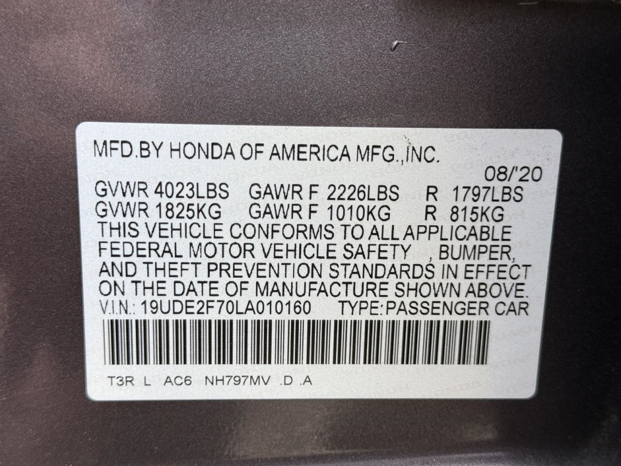 2019-2022 Acura ILX Audio Receiver With Display And Navigation