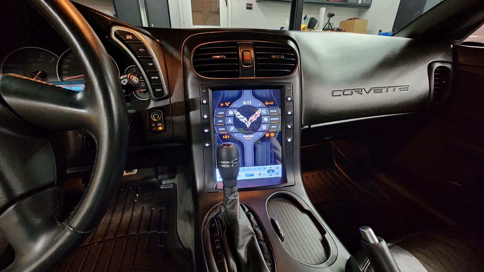 New Elliott Motorsports 05-13 C6 Corvette 10″ 8gb-128gb Android Head Unit Radio