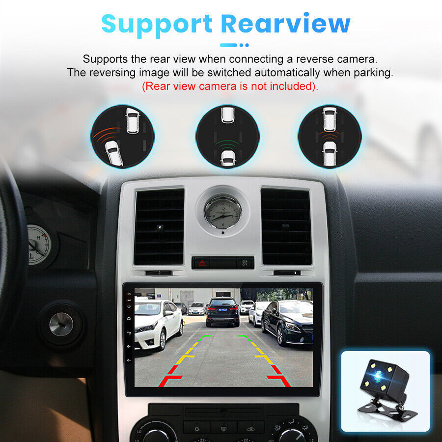 For 2004-2007 Chrysler 300C Android 13.0 CarPlay Car Stereo Radio GPS Navi WiFi