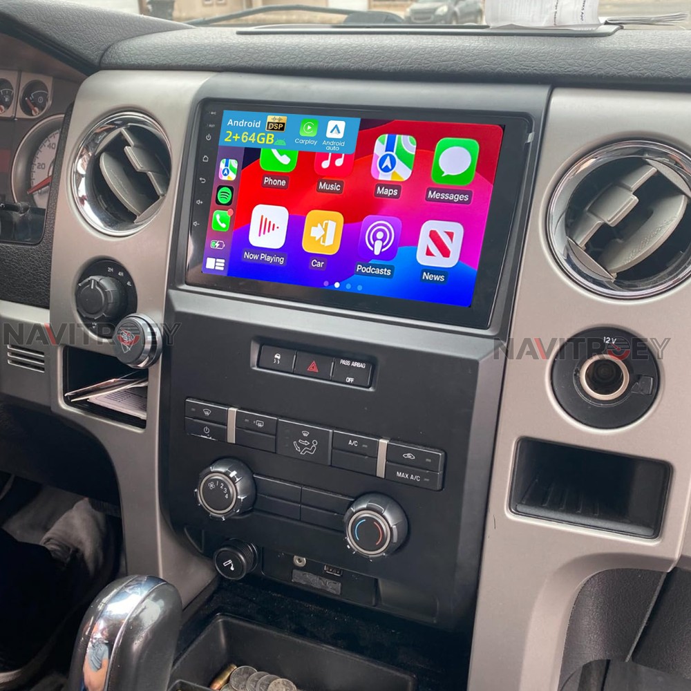 For Ford F150 2009-2014 F-150 Apple Carplay Android 15 Car Stereo Radio GPS Navi