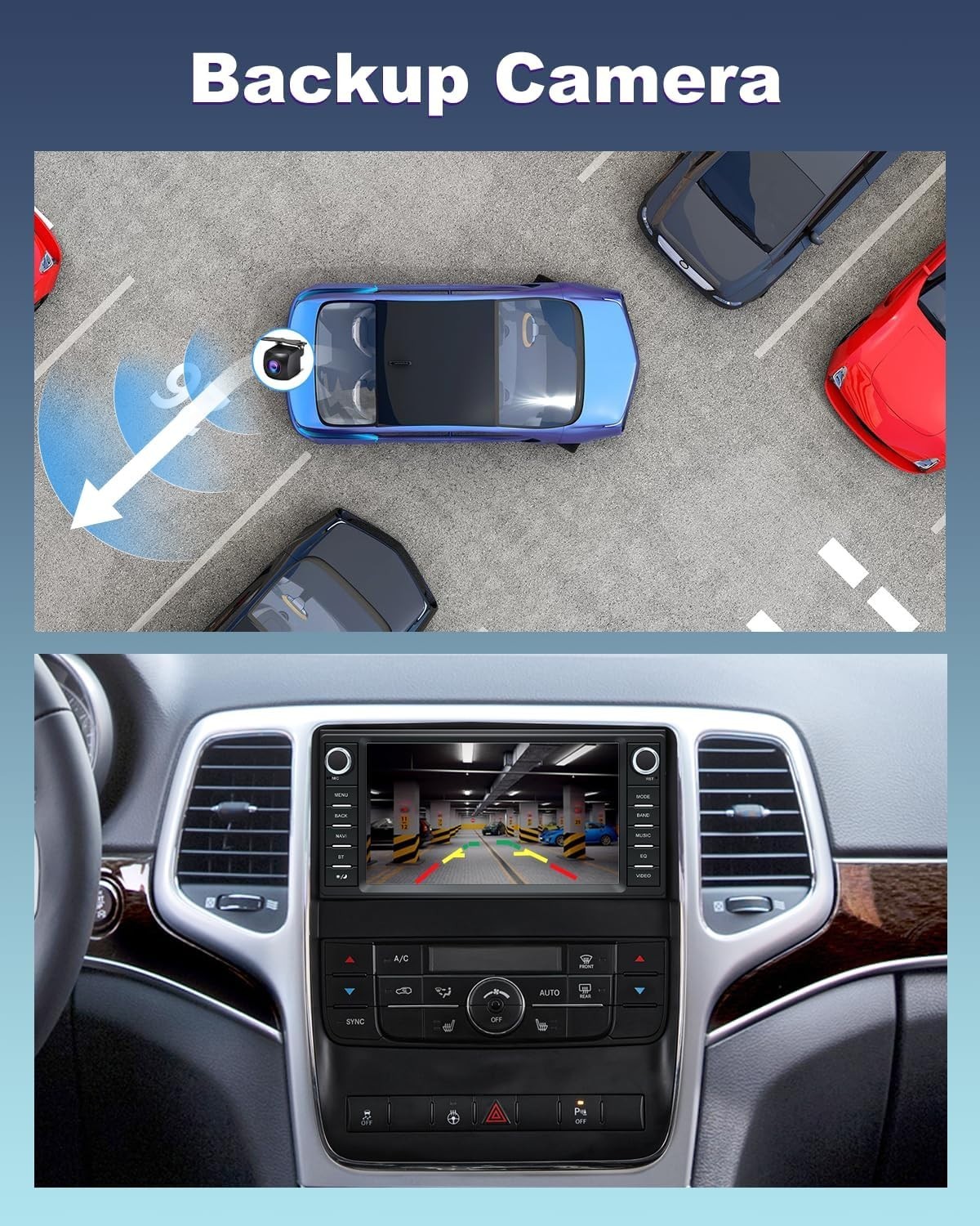 7” Car Stereo Jeep Grand Cherokee 2010–2013 Dodge Durango 2011–2013 CP Radio