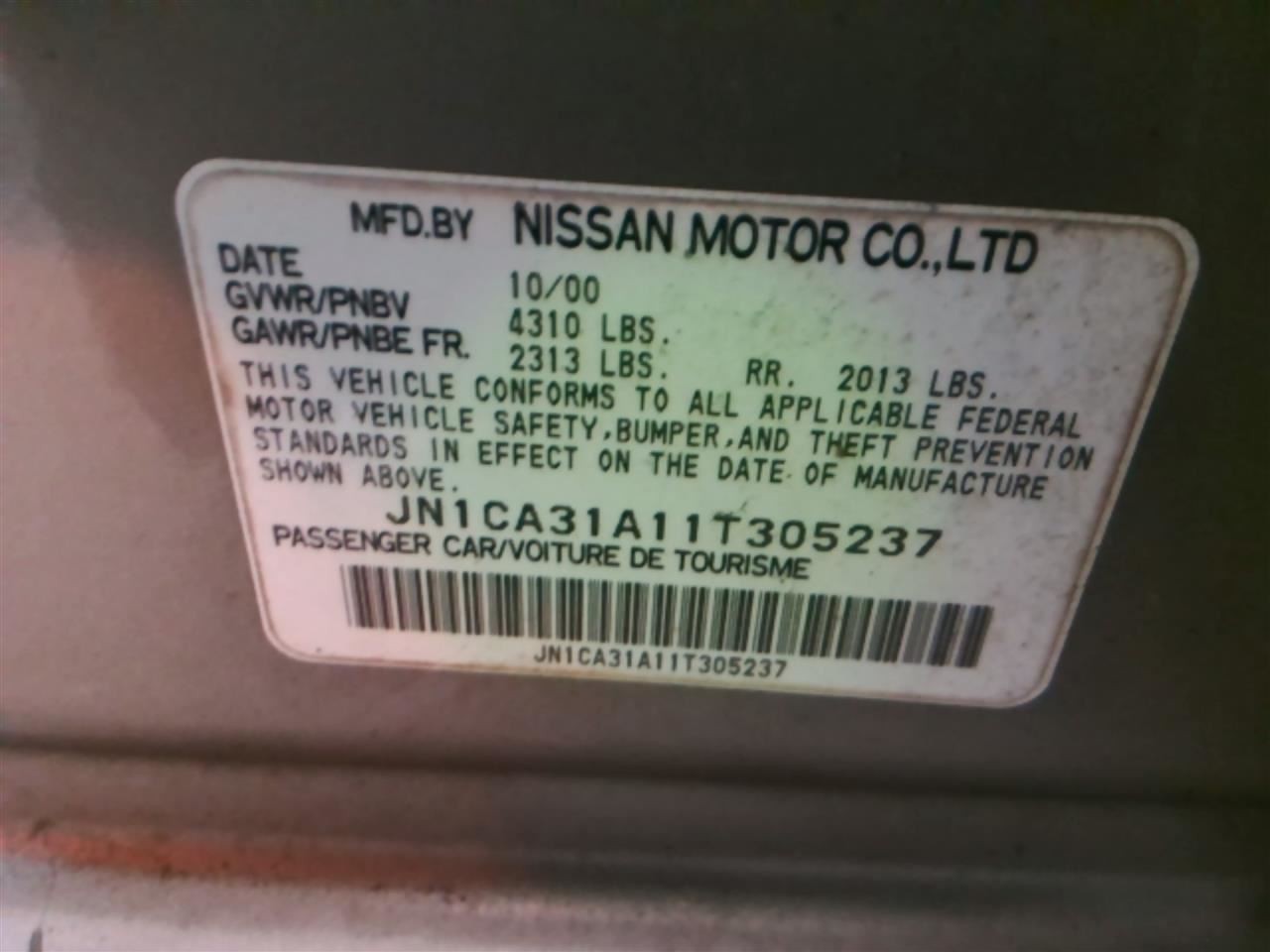 Audio Equipment Radio Receiver Am-fm-stereo-cassette-cd Fits 01 MAXIMA 849028