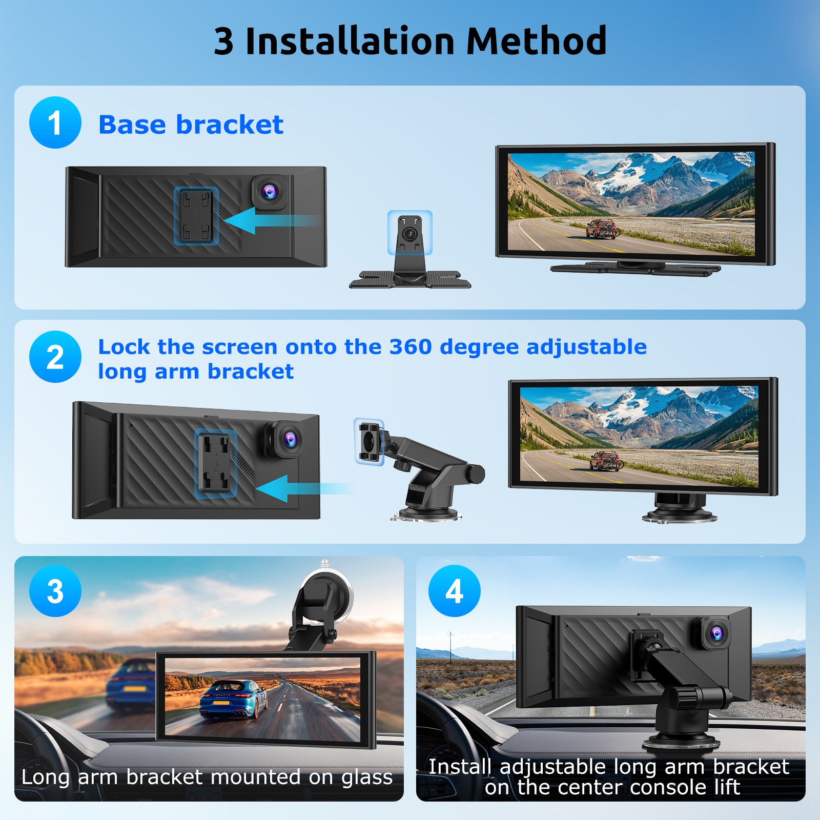 Car Radio Aux Input Stereo Audio In-Dash FM Receiver USB MP3 Player Bluetooth SD