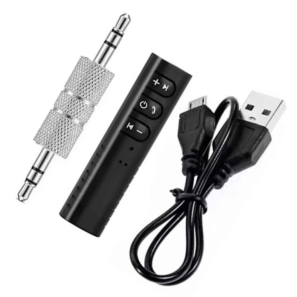 Bluetooth 5.0 Receiver with 3.5mm Adapter for Car Audio and Hands-free Calling