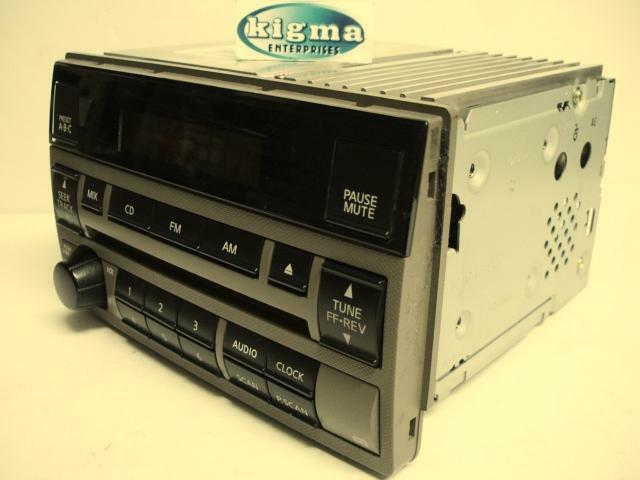 Nissan Altima 2005 2006 CD player base (none-BOSE) sound system Brown face Trim