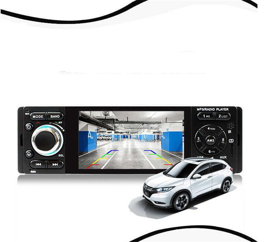 4.1″ Single Din Touchscreen Car Radio Audio Stereo Player MP5 USB TF BT AUX 12V