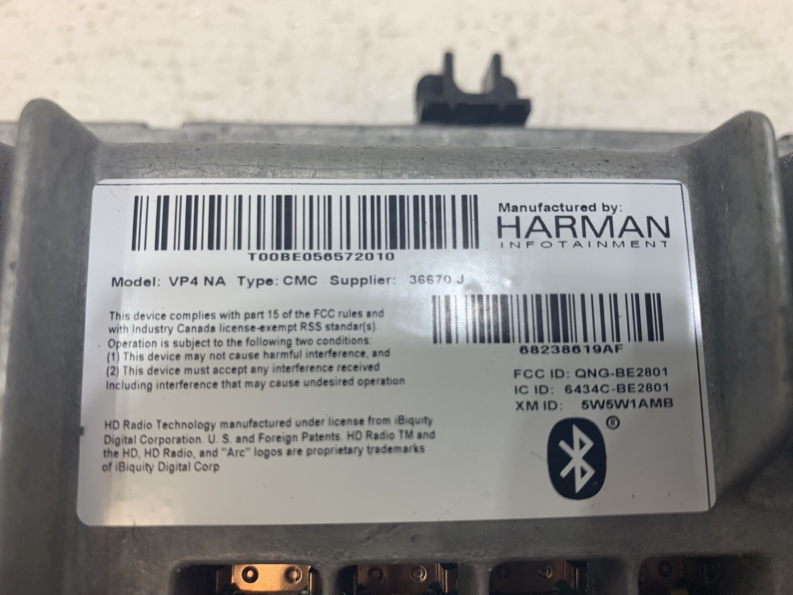 2015 Dodge Ram 1500 2500 3500 Navigation NAV GPS Uconnect 8.4″ RA4 68238619AF